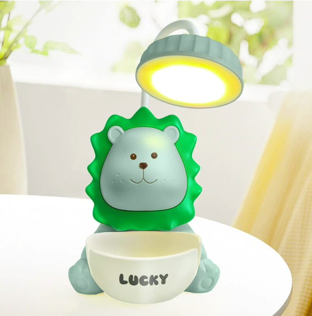 Đèn học 1 bóng LUCKY hình sư tử đáng yêu