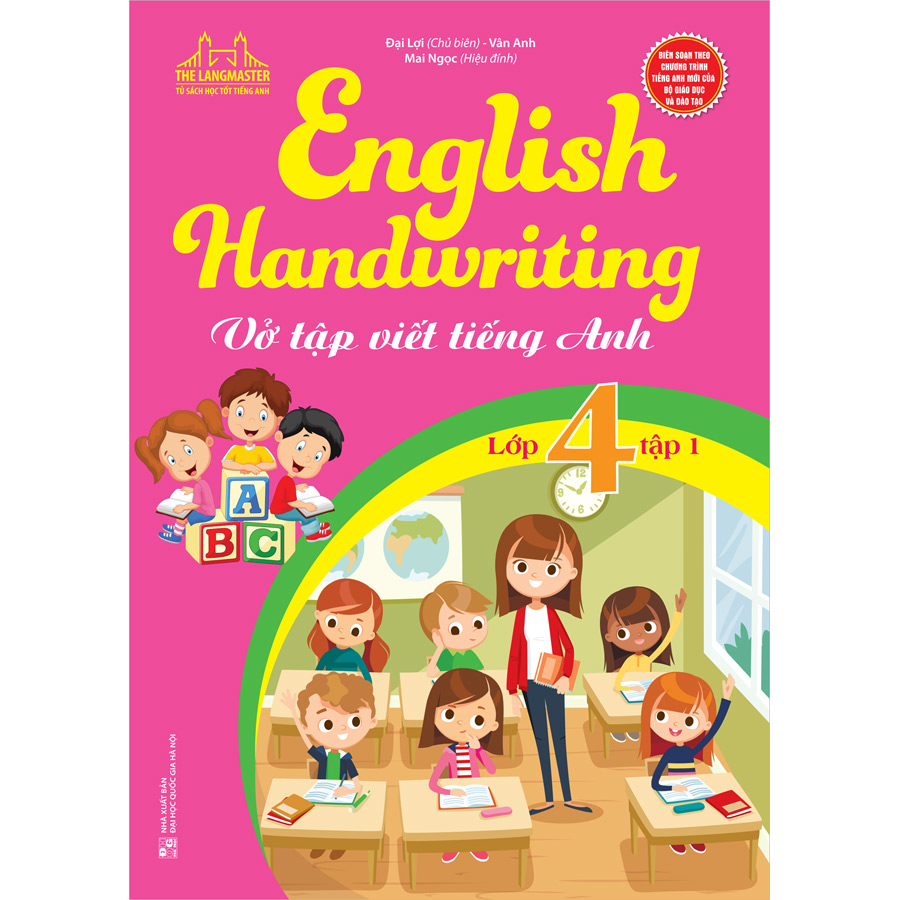 English Handwriting - Vở Tập Viết Tiếng Anh Lớp 4 - Tập 1