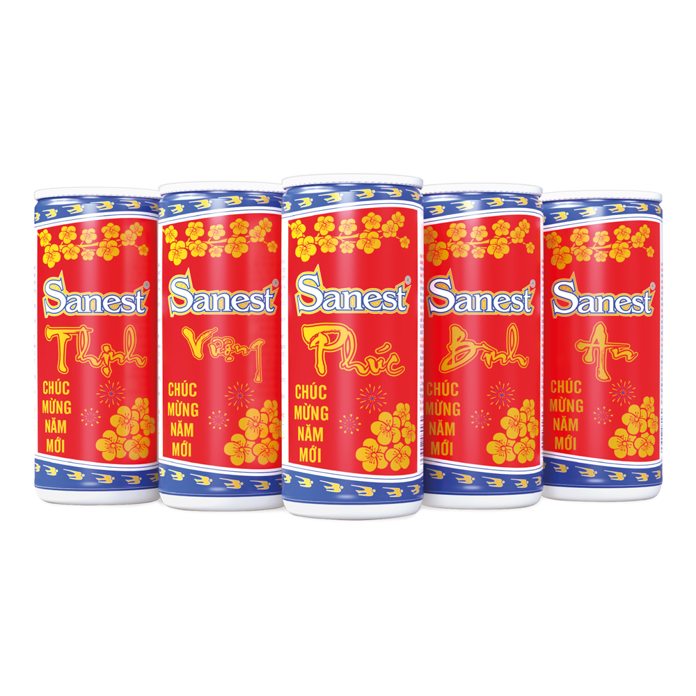 SANEST LON 190ML, KHAY 30 LON - 003K30