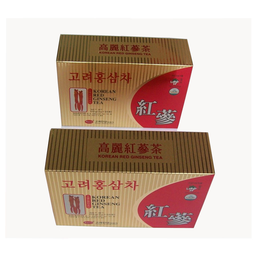 Combo 2 Hộp thực phẩm chức năng Trà hồng sâm Kgs Hàn Quốc 150g (3gr x 50 gói)