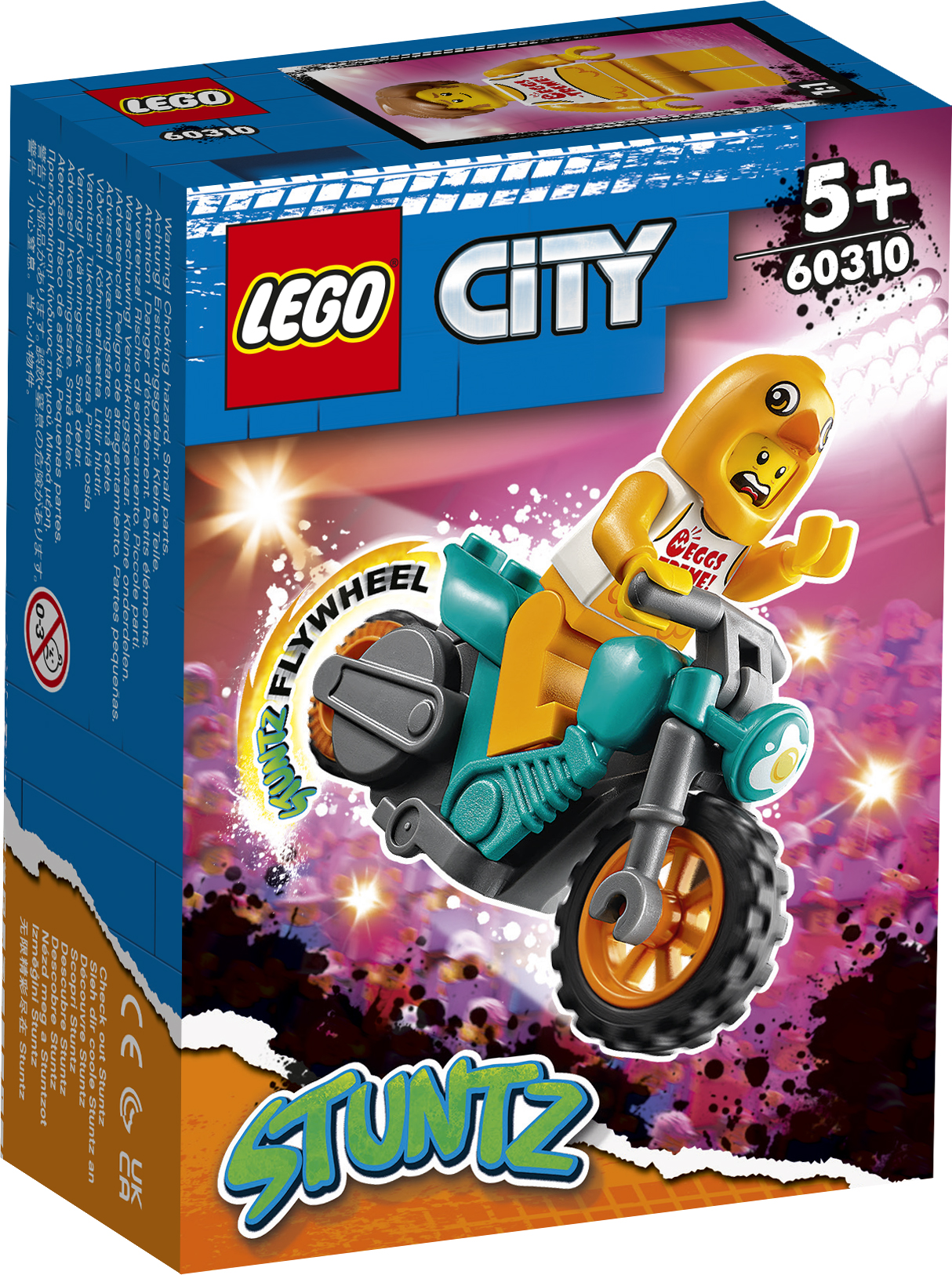 LEGO City 60310 Xe đua mô tô của Chicken Guy (10 chi tiết)