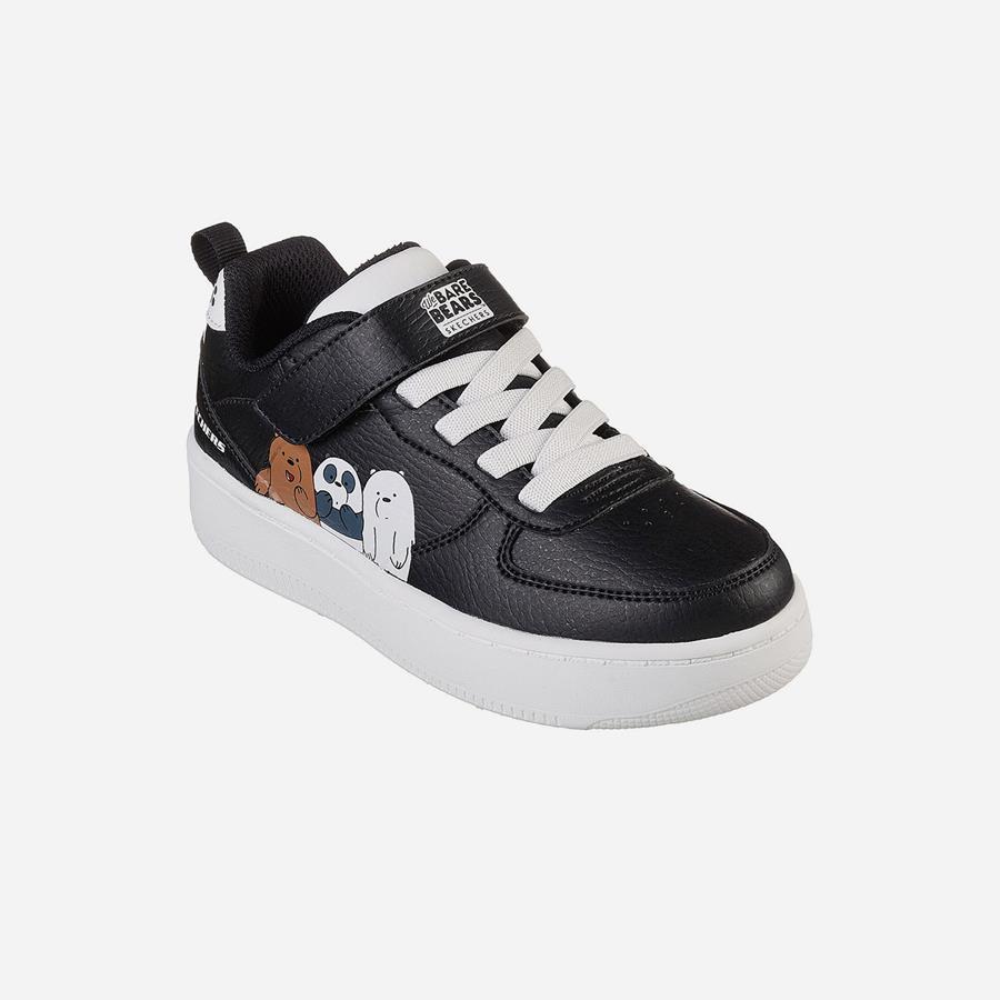 Giày sneaker bé trai Skechers Sport Court 92 - 406130L-BKW