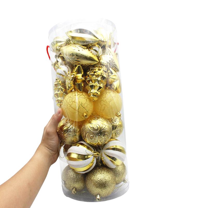 Hộp Trái Châu Trang Trí Giáng Sinh - LK03-L - Màu Vàng Gold