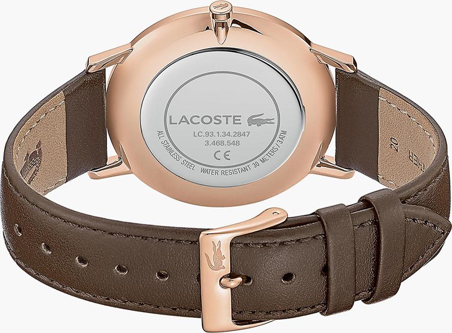 Đồng Hồ Nam Dây Da Lacoste Máy Pin &quot;Lacoste Moon&quot; 40mm