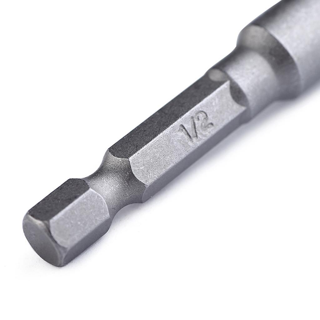 8Pcs Socket Adapter Set Hex Shank 1/4",3/8",1/2" Impact Drill BIts Driver