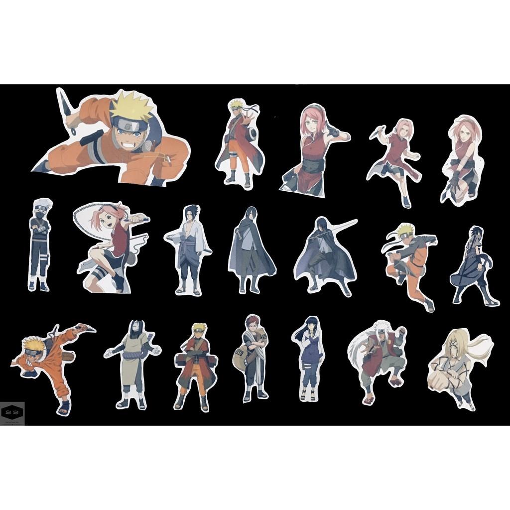 Bộ hình dán - sticker anime Naruto