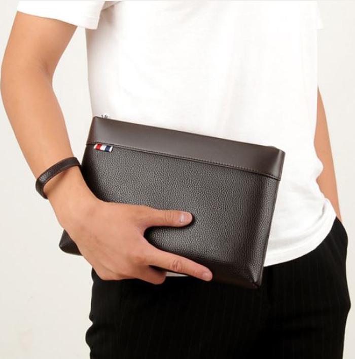 Ví da cầm tay nam cỡ lớn 28*16 cm , phong cách quý ông lịch lãm