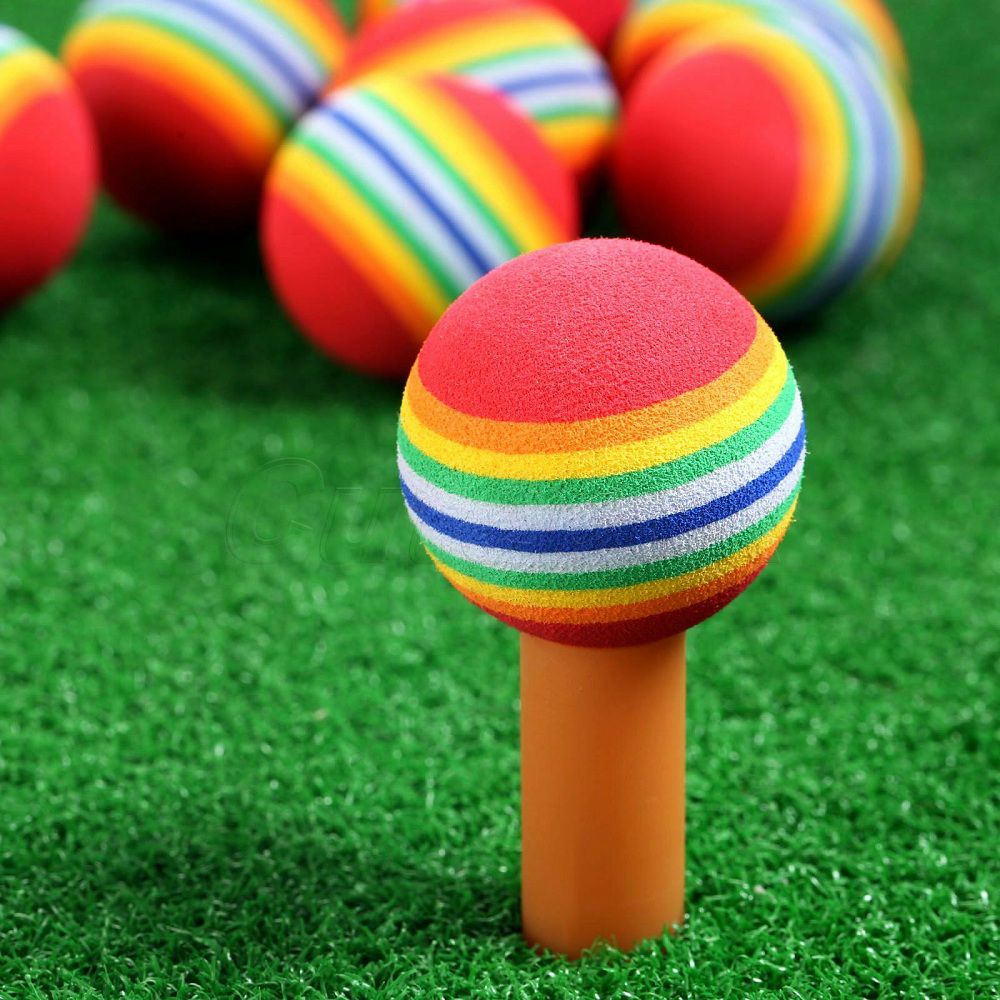 Tập golf bằng xốp - Q007: Dành cho người mới tập chơi và tập trong nhà, trẻ em, 2 màu ngẫu nhiên: