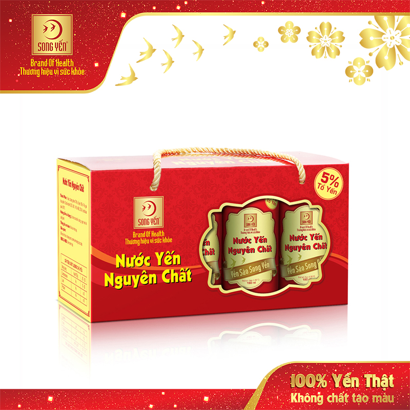 Combo 6 Lon Nước Yến Nguyên Chất Song Yến 190ml