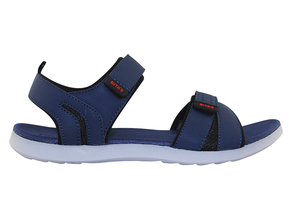 Sandal đế bằng nam Bita's SPS.140 ( Đen + Navy + Xám)