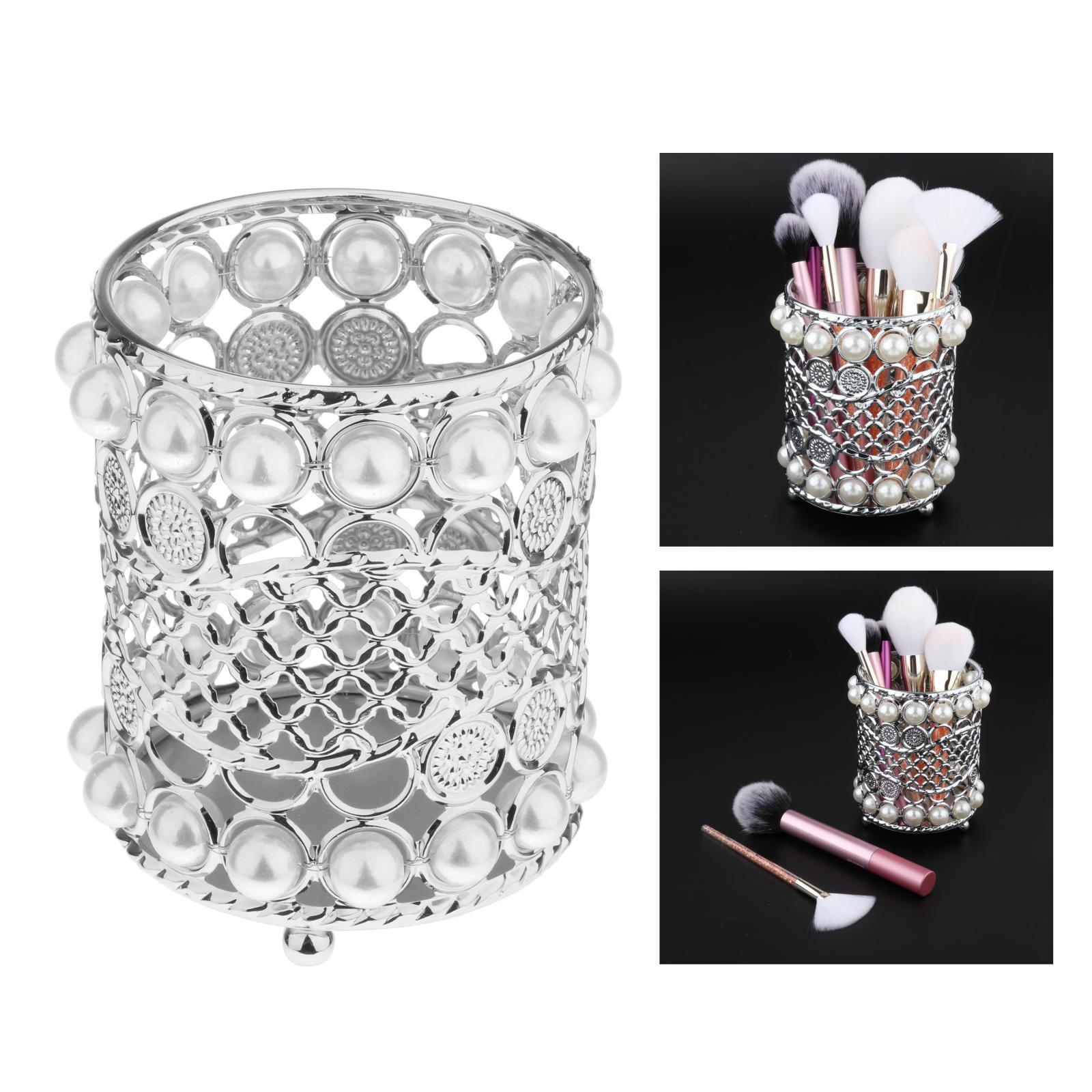 2x Makeup Brush Storage Holder Tube Jewelry Organizer Office Decoration