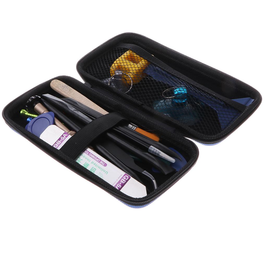 21 in1 LCD Glass Repair Tool Kit, Opening Pry Tool Repair Kit And Screwdriver Set For Apple iPhone iPad 2/3 /4/Mini, iPods, Samsung And More