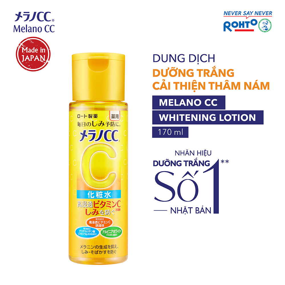 Dung Dịch Dưỡng Trắng Da Chống Thâm Nám Melano CC Whitening Lotion