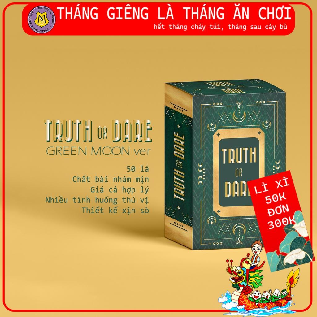 Bộ bài Truth or Dare ver Green Moon, phong cách tarot. 50 lá chơi quên lối về.