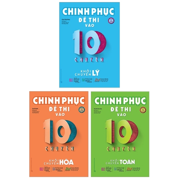 Combo Chinh Phục Đề Thi Vào 10 Chuyên (Bộ 3 Cuốn)