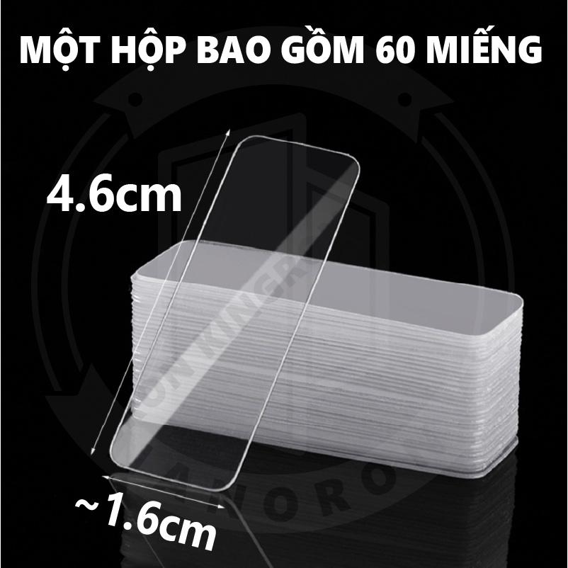 Hộp 60 miếng băng keo acrylic siêu dính Băng keo 2 mặt chống nước dán mọi bề mặt NANORON