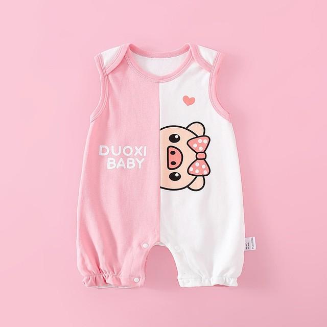 Body Sát Nách cho bé chất Cotton Mềm Mịn mẫu quần áo sơ sinh Bé Trai Bé Gái siêu dễ thương 0 đến 12 tháng