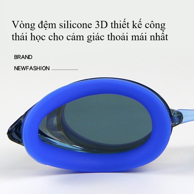 Kính bơi người lớn HAIZID 6300 dây đeo nhỏ, chống sương