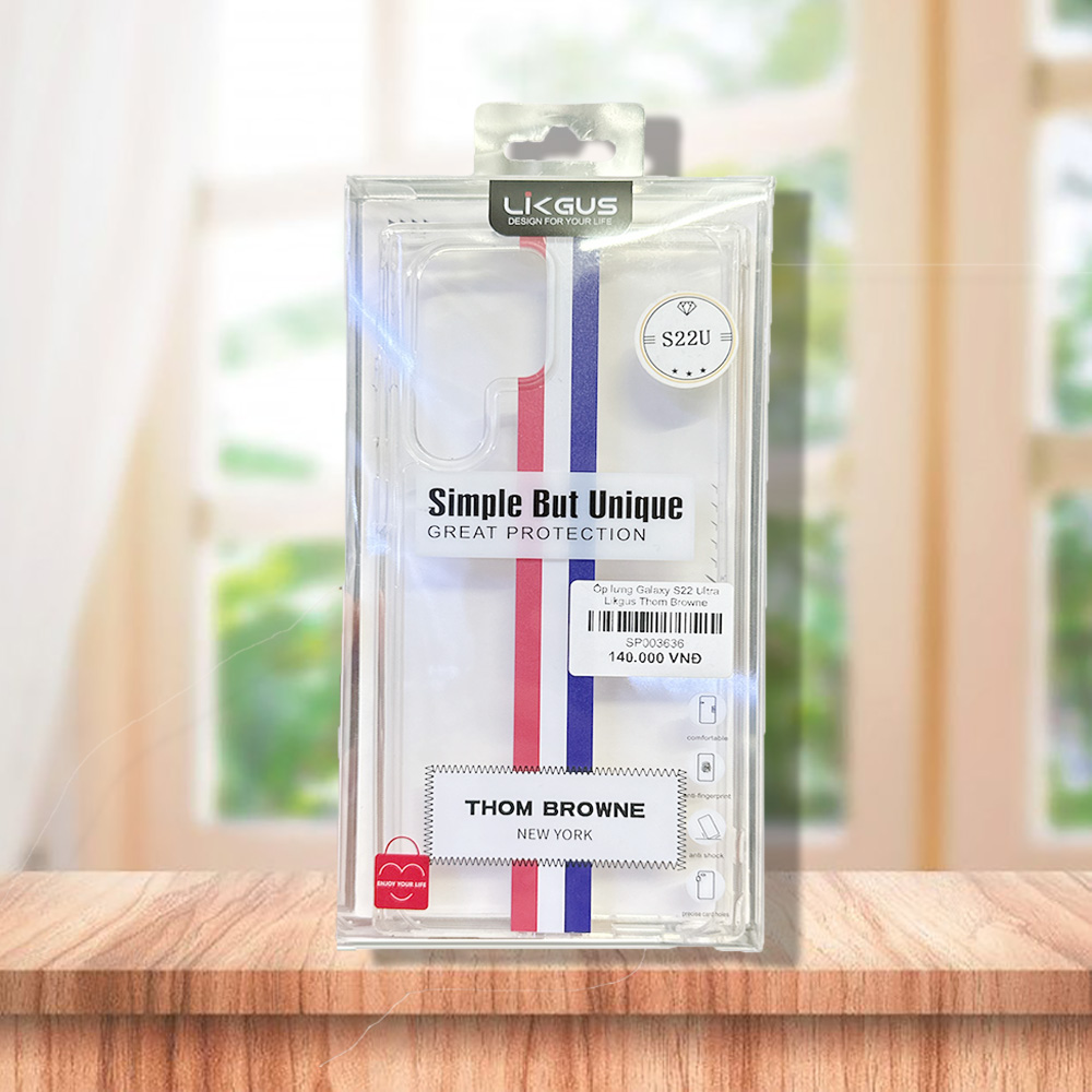 Ốp lưng Likgus Thom Browne dành cho Galaxy S22 Ultra - hàng chính hãng