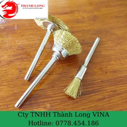 Chổi đồng đánh rỉ làm sạch khuôn gia công