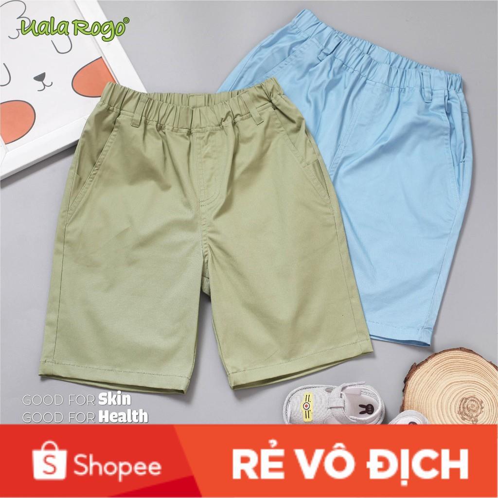 0012 Quần sooc nam kaki/ÁO vải mềm cotton organic Uala Rogo