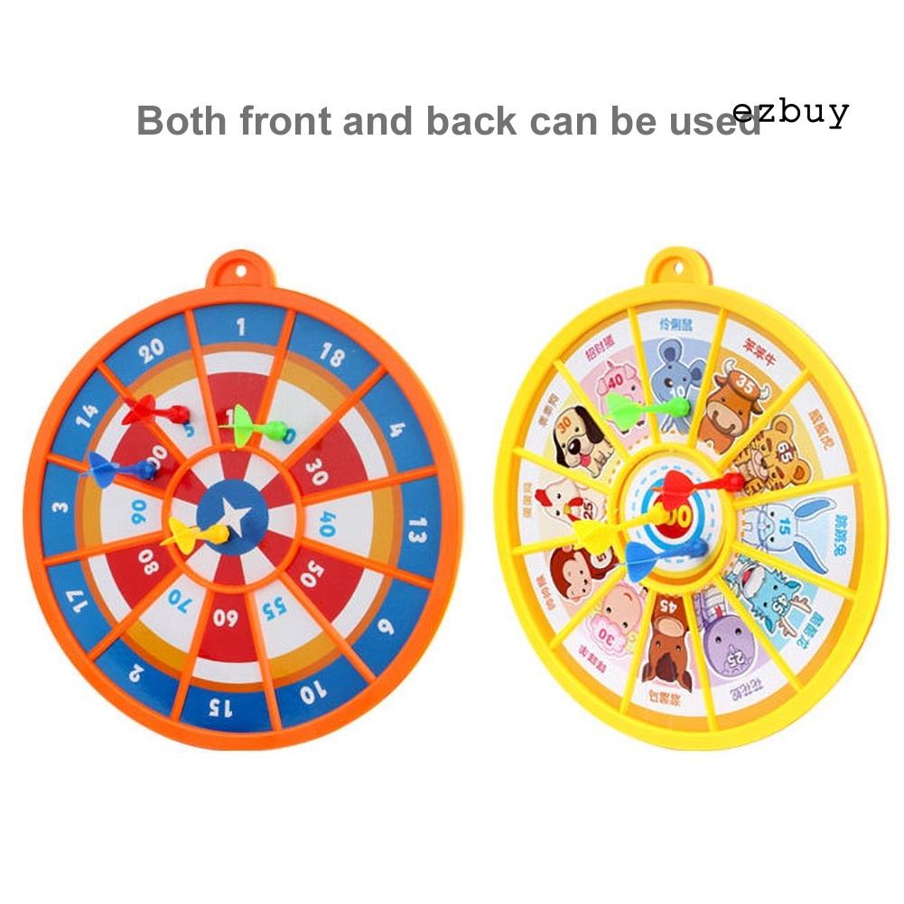 EY-Children Magnetic Sticky Dart Target Board Set Plastic Sports Toy Kids Gift