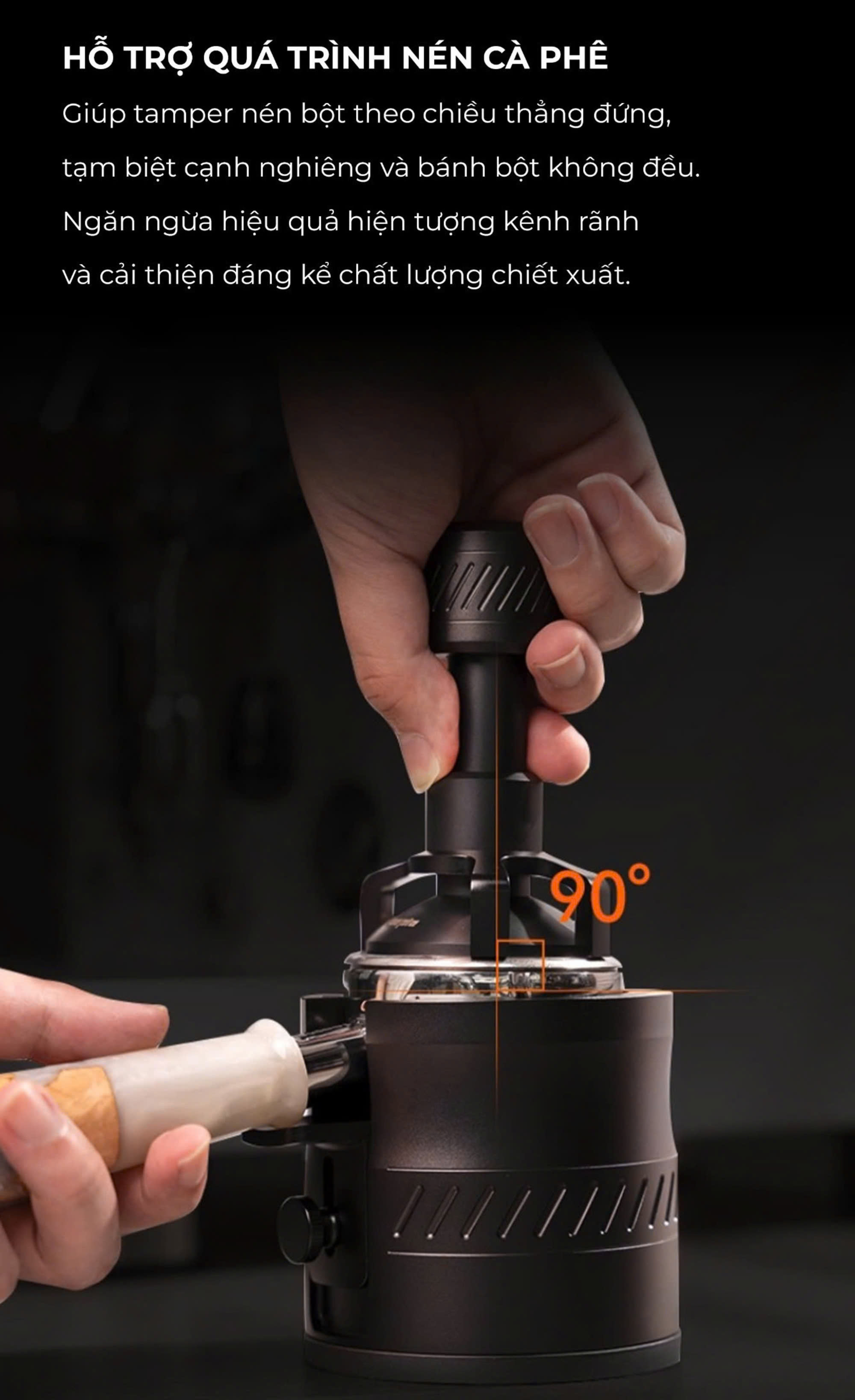 Đế nhôm giá đỡ tay cầm FEEPIE 51mm 58mm