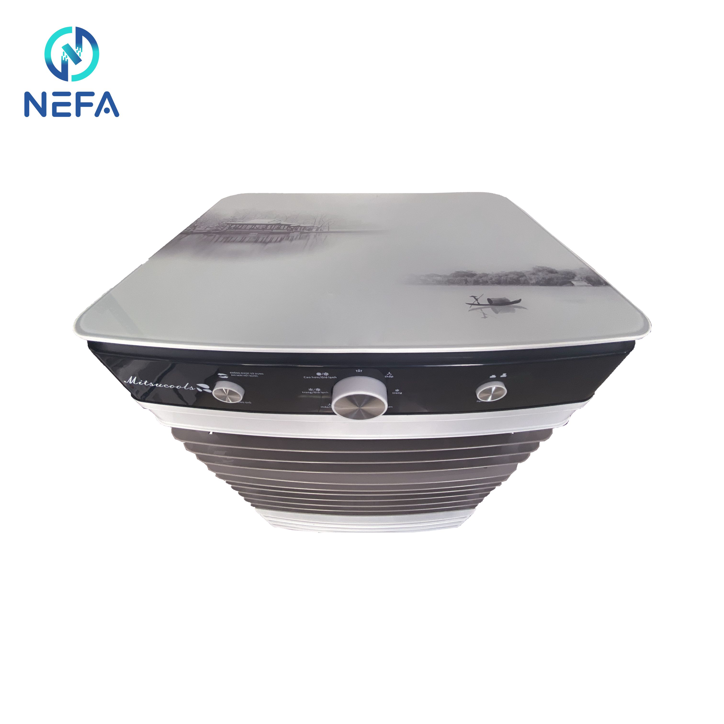 Quạt Điều Hòa - NEFA NF60 - KB8008 - Dung Tích 60l - Motor Đồng - Chân Sắt - Hàng Chính Hãng