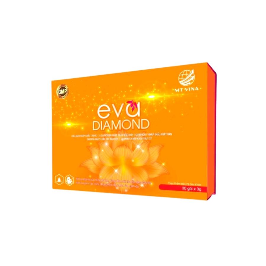 Eva Diamond Thải Độc Đẹp Da cân bằng nội tiết giảm tình trạng nóng trong bốc hỏa khô sạm
