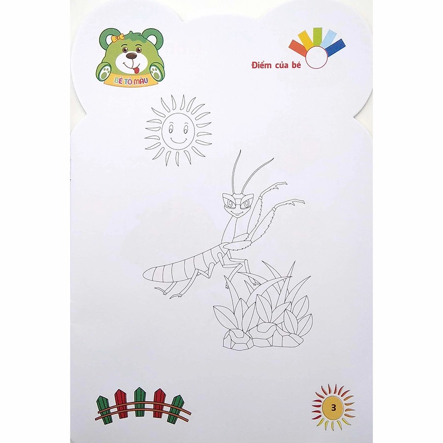 Sách Bé tô màu - Thế giới côn trùng