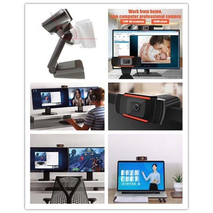 Webcam có mic cho máy tính  720P Chuyên Dụng Cho Livestream Học Và Làm Việc Online