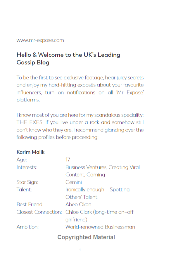 Sách ngoại văn: The Exes