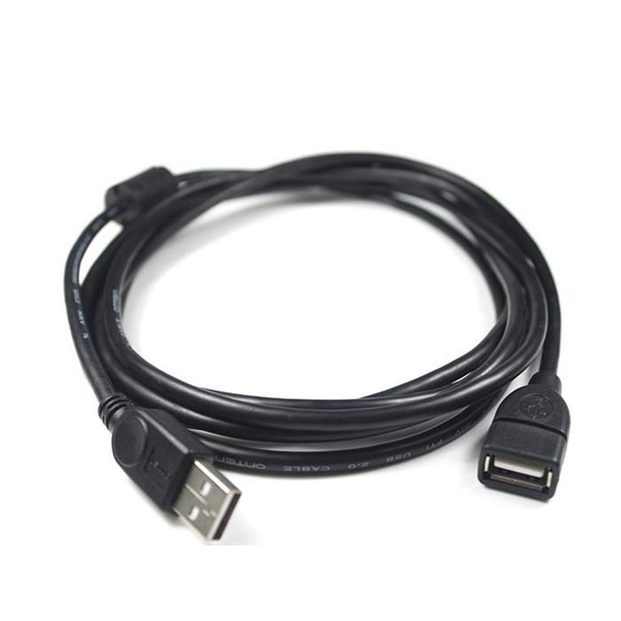 Cáp USB nối dài 2.0 Kingmaster KM046 - dài 1.5m (Đen)