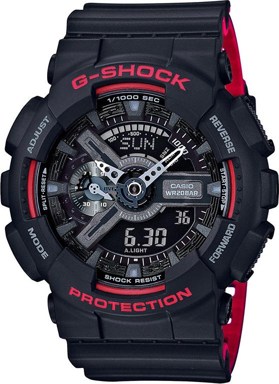 Đồng Hồ Nam Dây Nhựa Casio G-Shock GA-110HR-1ADR (55mm)