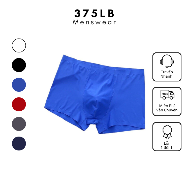 Quần Lót Nam Boxer- Quần sịp đùi Nam chất Thun Lạnh đúc xu Cao Cấp, mặc thoải mái, không bí, thấm hút mồ hôi