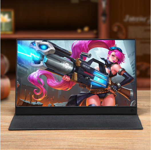 Màn hình di động 15.6inch Dual mini HDMI Dual TypeC DOLPHIN PP 1080p 60Hz HDR (tặng kèm giá đỡ)