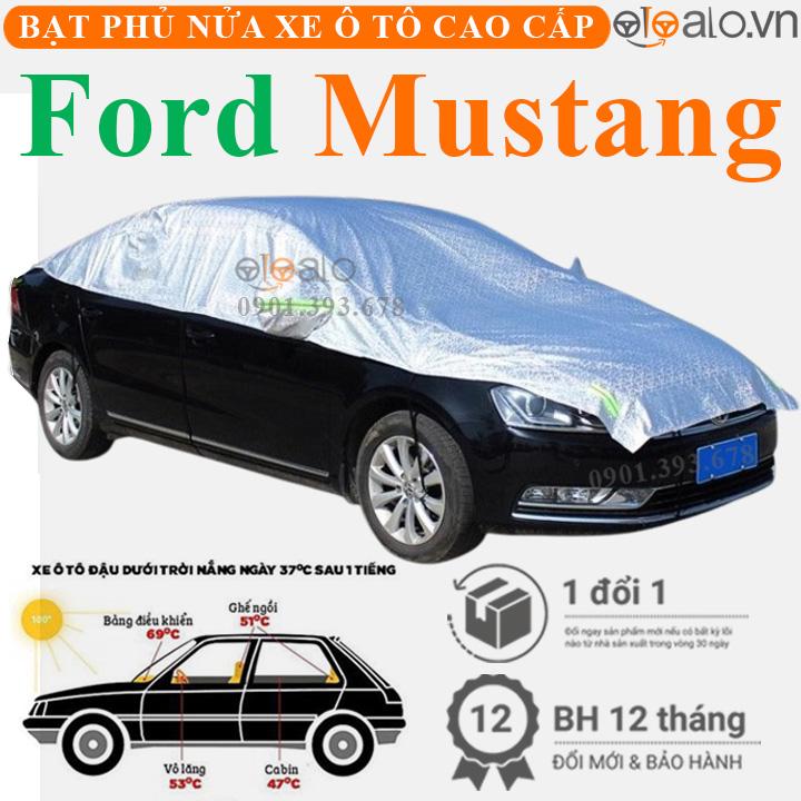 Bạt phủ nửa nóc xe Ford Mustang vải dù 3 lớp