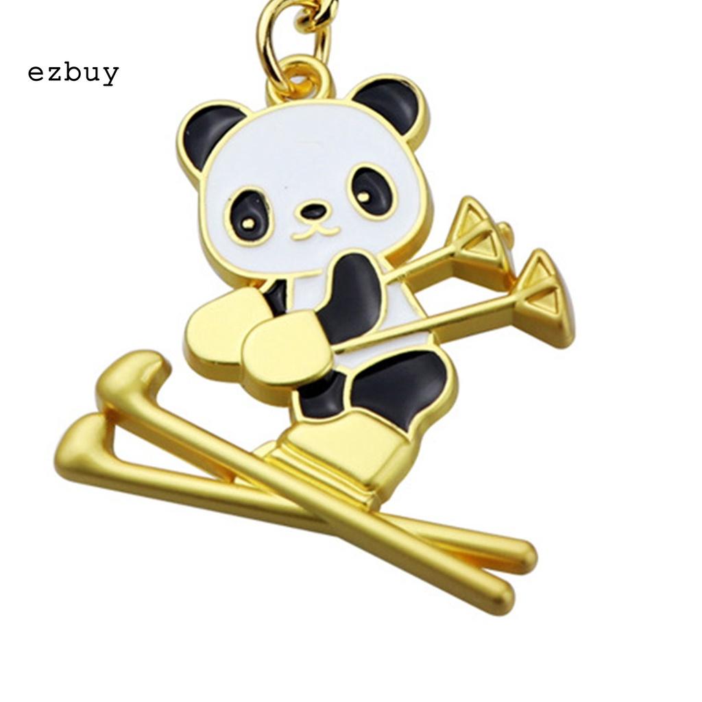 Crafts Keyfob Pendant Mini Animal Figurine Key Ring Fall Resistant Event Gift