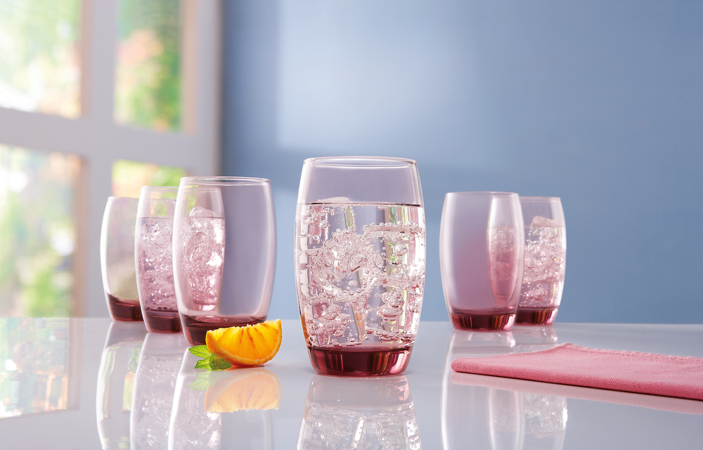 Bộ 6 ly TT cao Luminarc Salto Ice Pink 350ml - LUSAJ5385