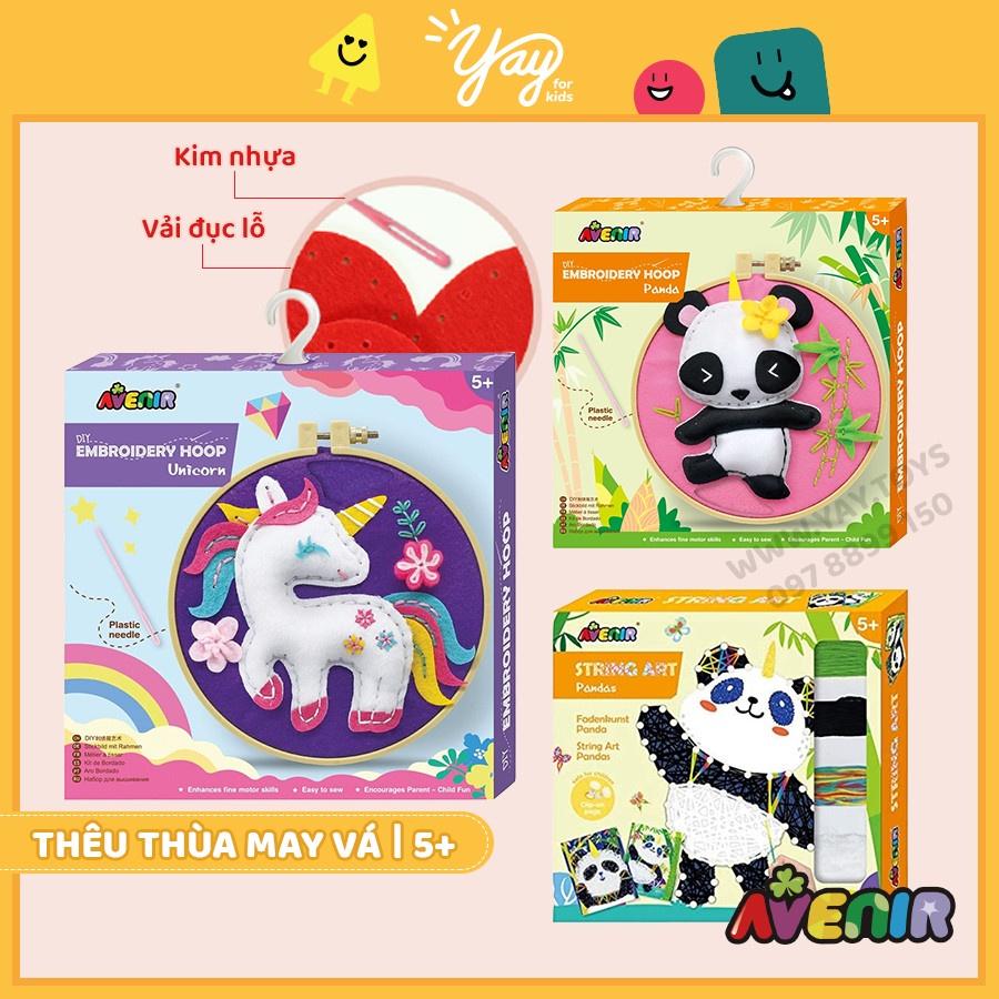 Bộ Thủ Công Thêu Thùa May Vá Kim Nhựa An Toàn Cho Bé Từ 5+ - Avenir