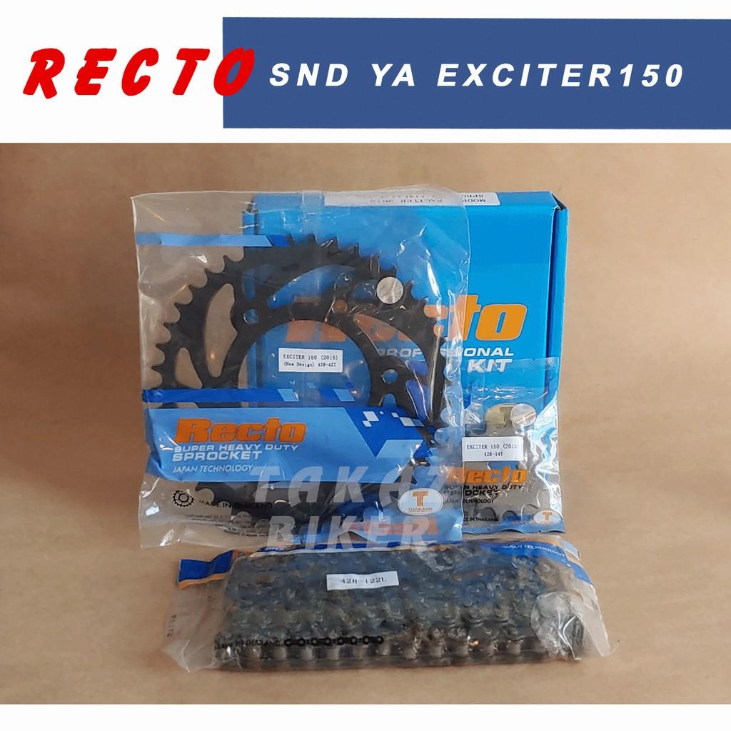 B3 Sên Nhông Đĩa Recto Dùng Cho Xe Exciter 150cc - FZ 150cc made Thái Lan nhập khẩu
