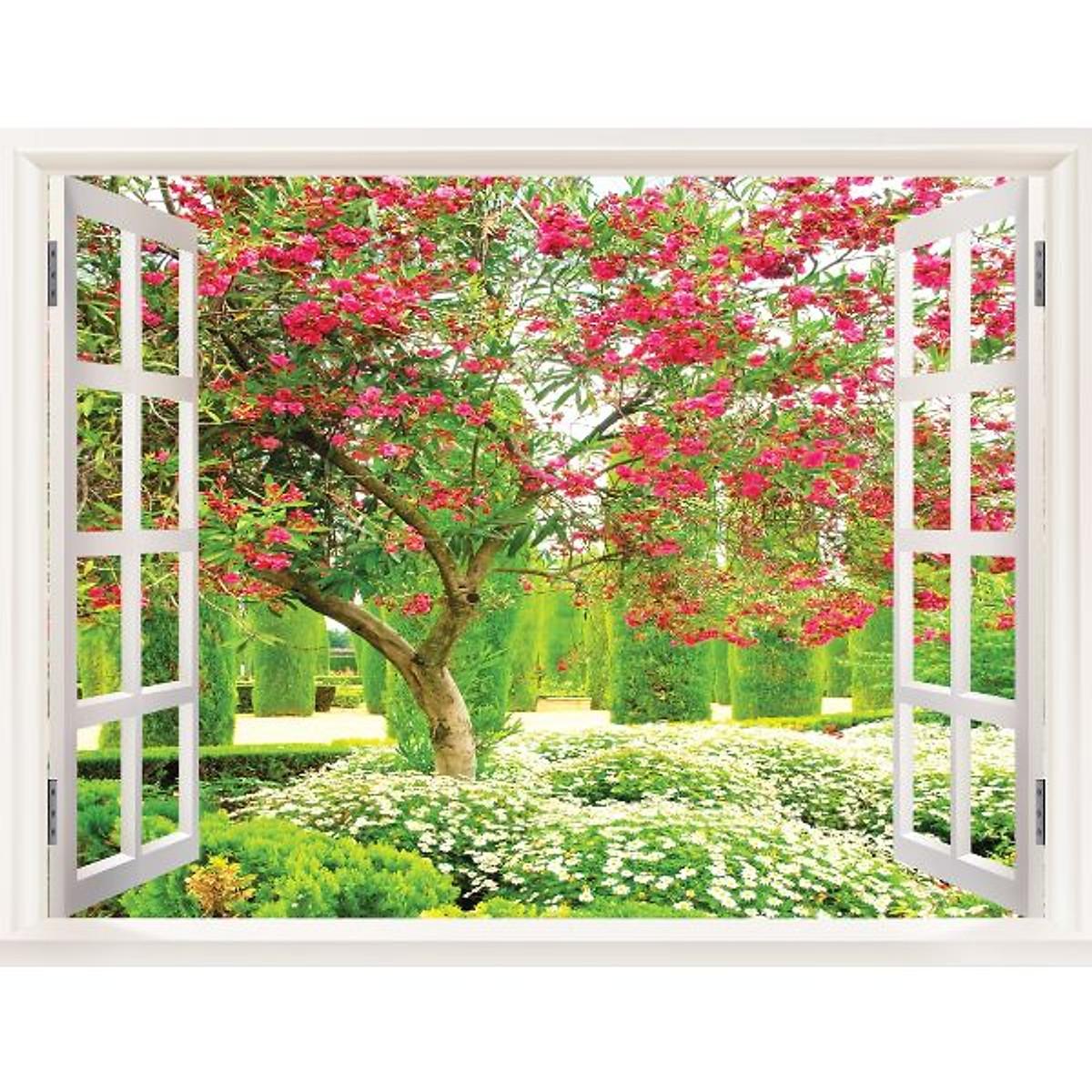Tranh Treo Tường Cửa Sổ /Gỗ MDF cao cấp
