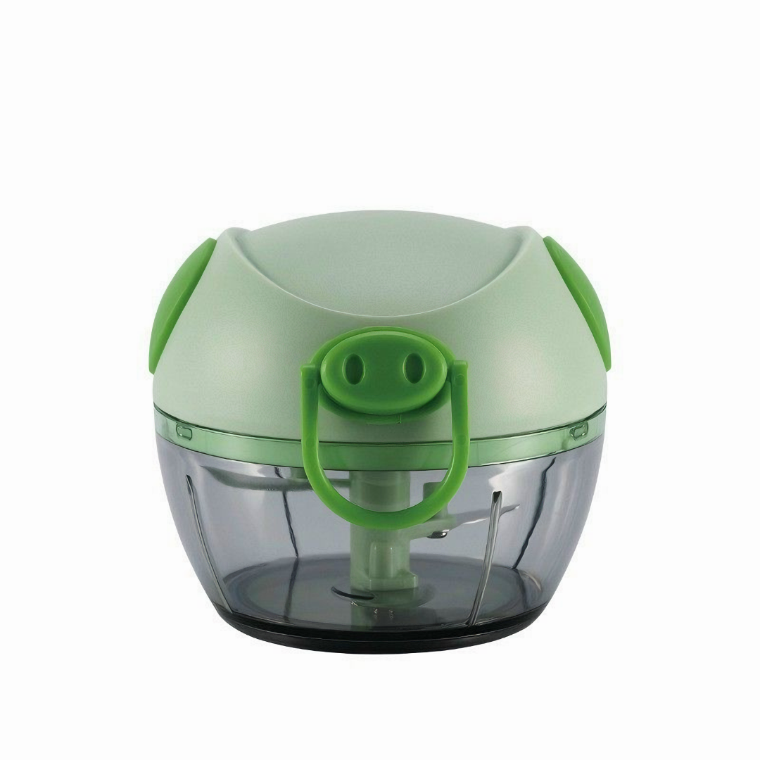 Máy xay tỏi ớt KG84 cầm tay mini xay đồ ăn dặm cho bé rau củ quả hình con heo dễ thương 180ml (Tặng kèm 1 món quà tri ân)- Hàng chính hãng
