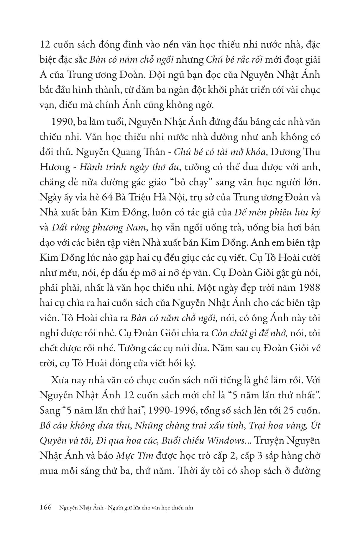 Sách - Nguyễn Nhật Ánh - Người Giữ Lửa Cho Văn Học Thiếu Nhi