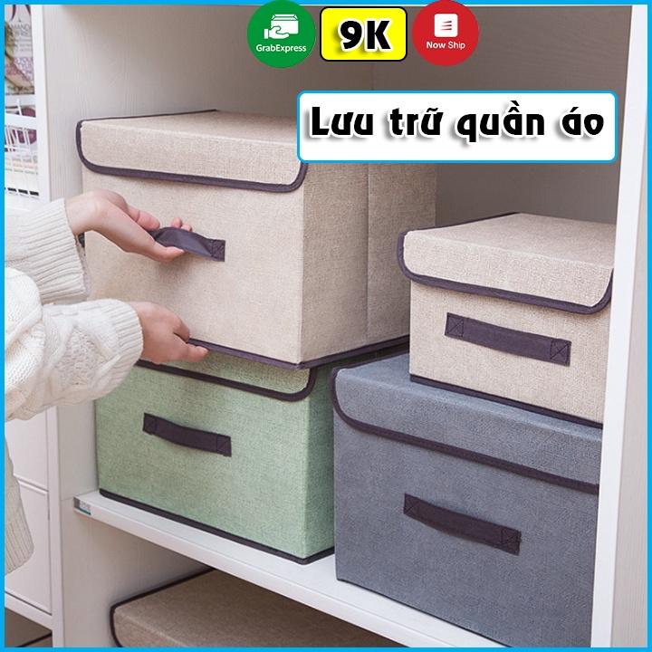 Hộp Vải Đựng Quần Áo Đựng Đồ Đa Năng Có Thể Gấp Gọn Tiện Lợi