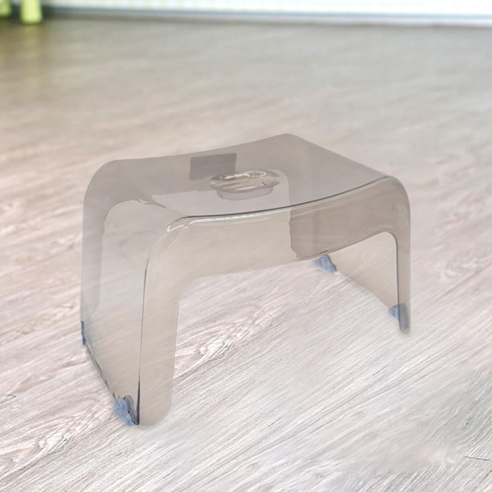 Acrylic Step Stool for Kids Non Slip Stable for Apartment Living Room Adults