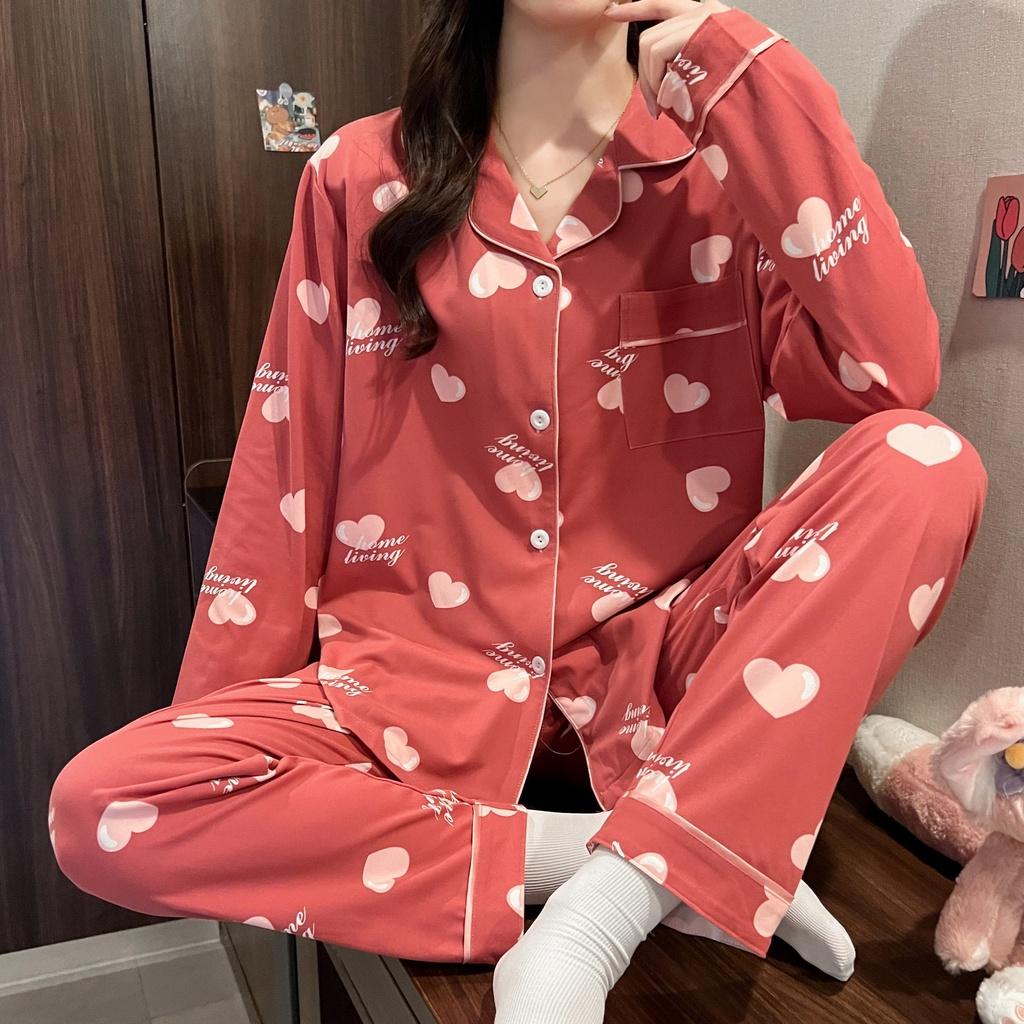 Pijama - Bộ Ngủ Nữ Dài Tay Thu Đông Chất Dày Mềm Mịn DDCP01