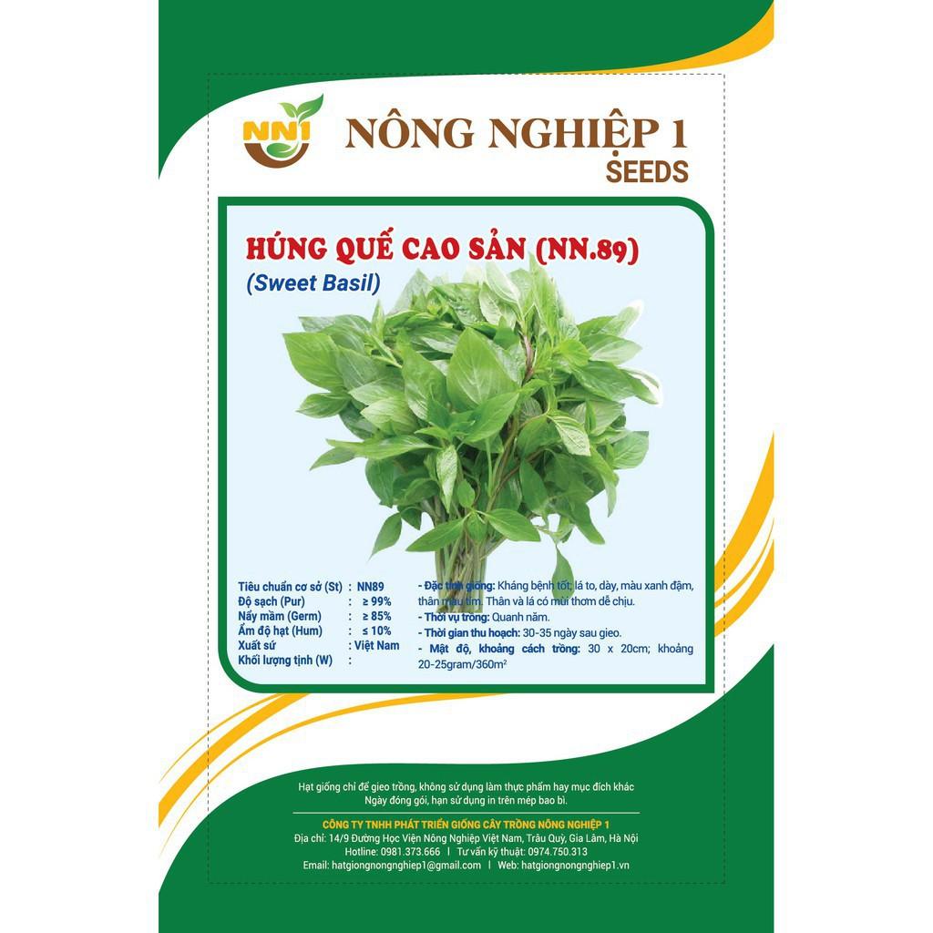 HẠT GIỐNG HÚNG QUẾ CAO SẢN - 10G