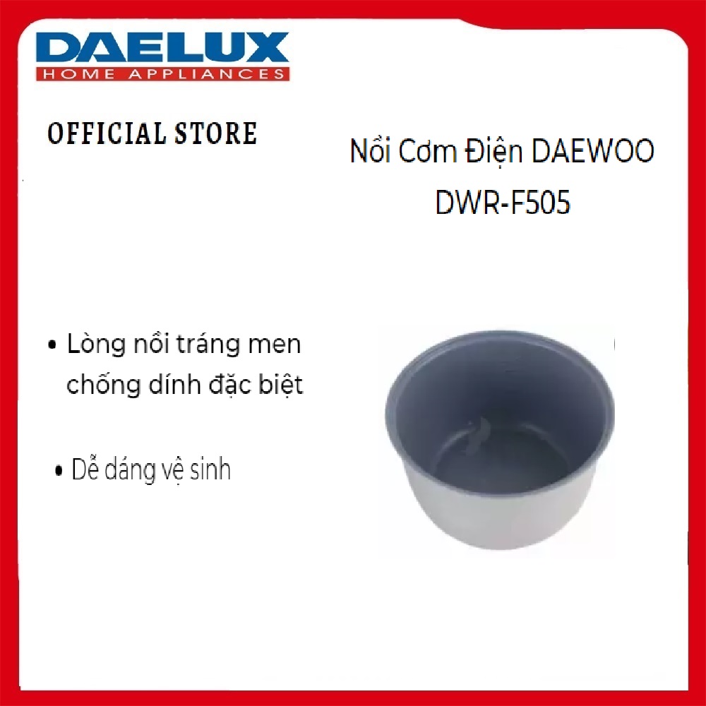 Nồi Cơm Điện DAEWOO DWR-F505 - Hàng chính hãng