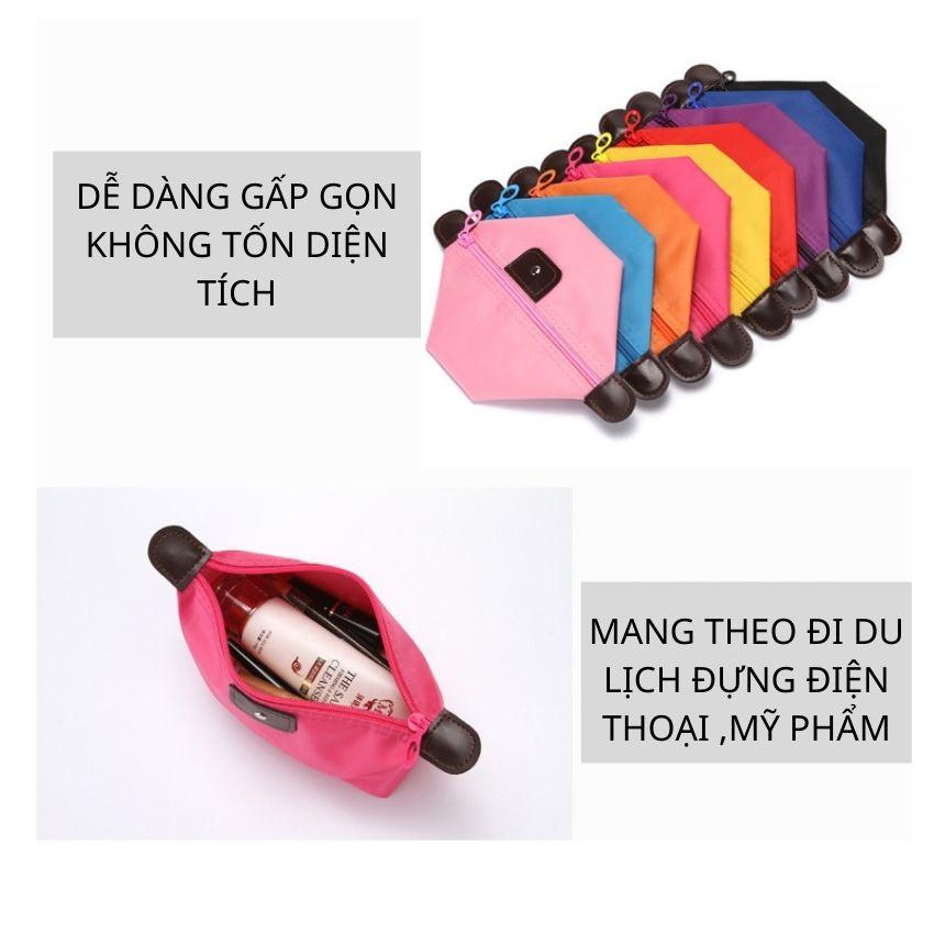 Túi Đựng Mỹ Phẩm Đồ Trang Điểm Nhỏ Gọn Có Khóa Kéo  Dễ Thương SUNOSTORE TMP01